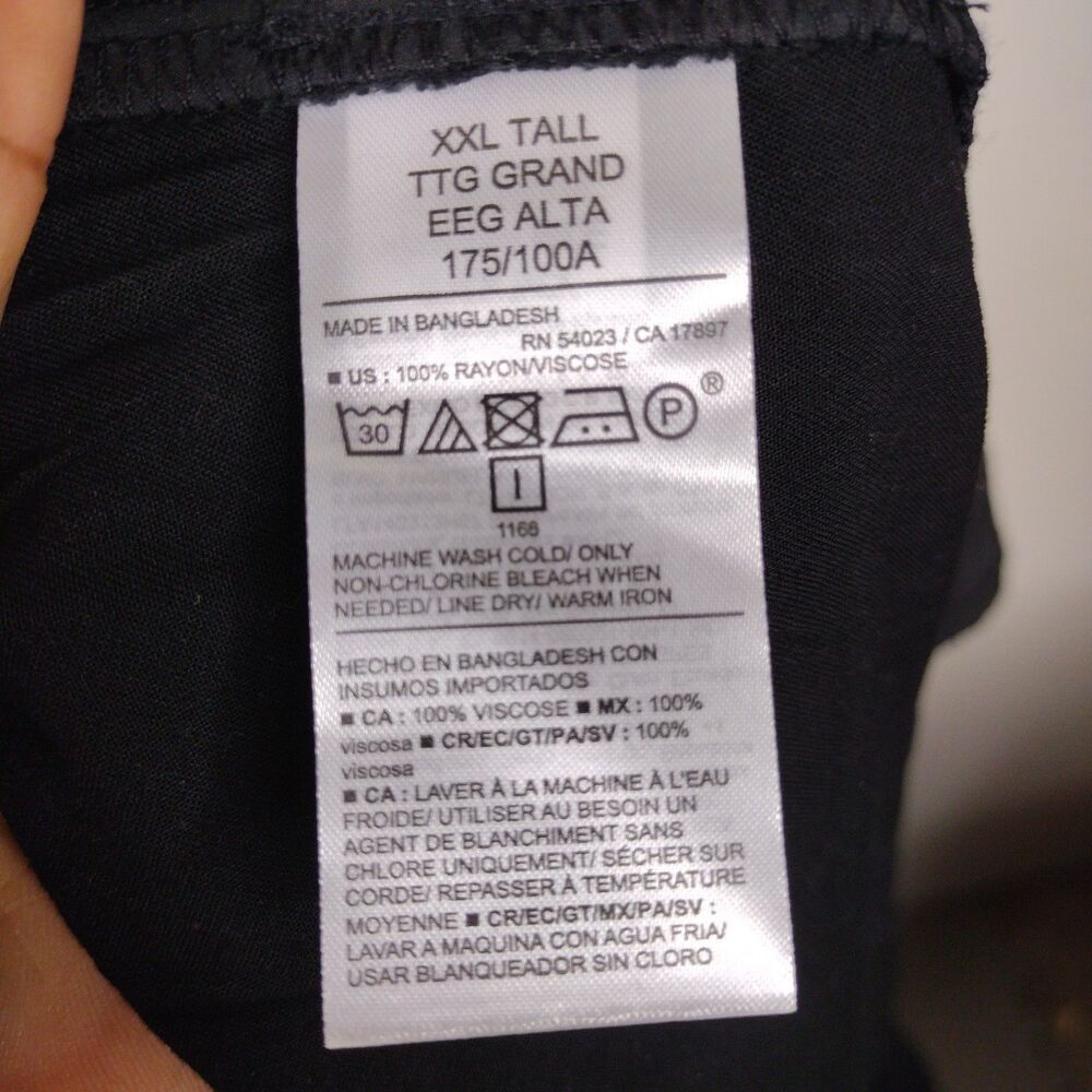 NEW Old Navy Playa Wide Leg Pants Womens Plus Size XXL Tall Black High Rise - Picture 6 of 8